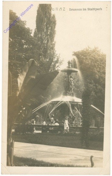 Graz, Brunnen im Stadtpark