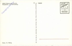 Graz, Hauptplatz mit Schlossberg