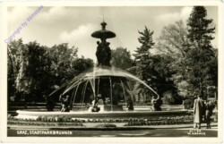 ak213319 Graz, Stadtparkbrunnen