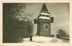 ak213349 Graz, Uhrturm
