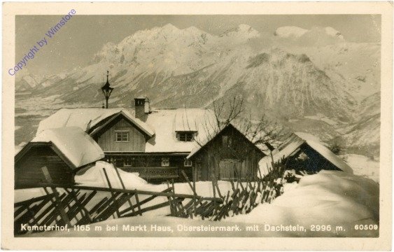 Haus im Ennstal, Kemeterhof mit Dachstein
