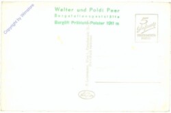 Hochschwab, Gipfelkreuz am Polster mit Erzberg