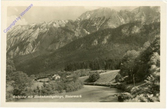 Hochschwab, Gschöder mit der Hochschwabgruppe