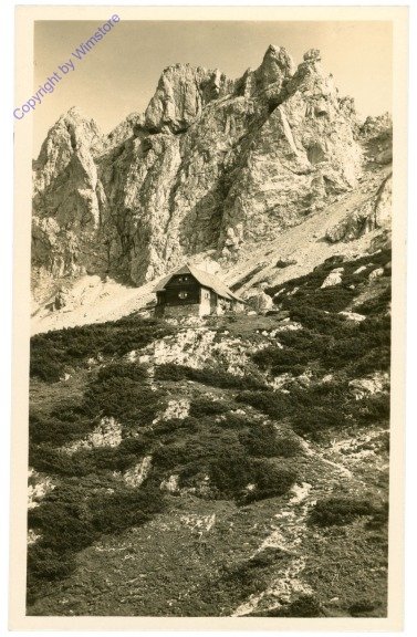 Hochschwab, Voisthalerhütte mit den Edelspitzen