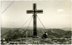 Hochschwab, Heldenkreuz am Hochschwabgipfel