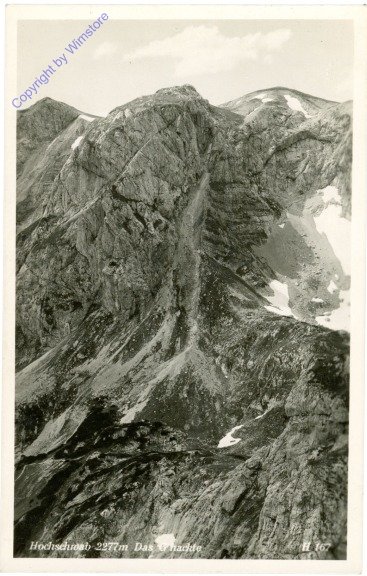 Hochschwab, Das G'hackte