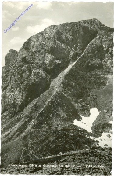 Hochschwab, G'hacktkogel u. G'hacktes am Hochschwab
