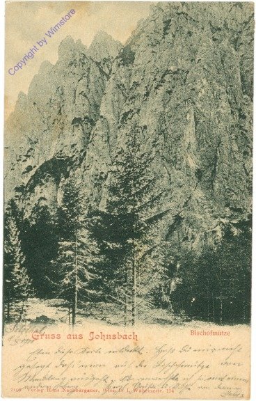 Johnsbach, Gruss aus, Bischofsmütze
