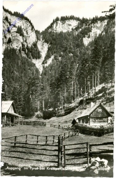 Krampen, Ausgang im Tyrol