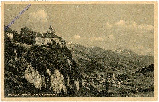 Lassing, Burg Strechau mit Rottenmann