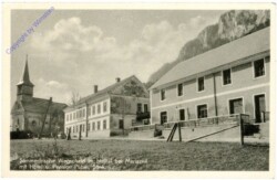 Mariazell, Wegscheid mit Hotel u. Pension Puhm