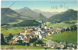 Mariazell, von Heiligenbrunn gesehen