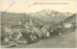 Mariazell, mit Gemeindealpe und Ötscher