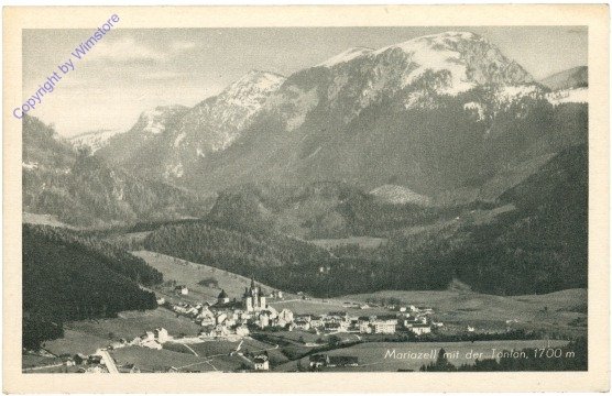 ak213500 Mariazell, mit der Tonion