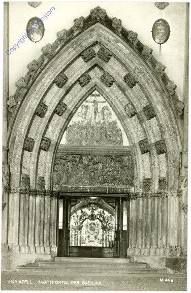 ak213508 Mariazell, Hauptportal der Basilika