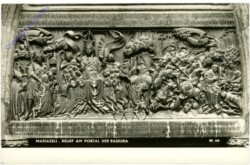 Mariazell, Relief am Portal der Basilika