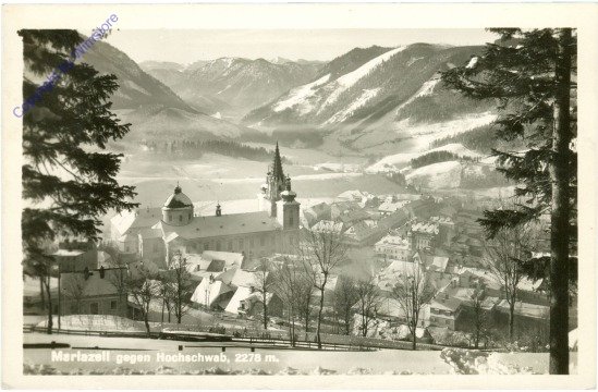 ak213526 Mariazell, gegen Hochschwab