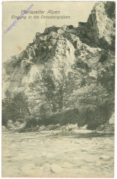 ak213527 Mariazell, Mariazeller Alpen, Eingang in die Ötschergräben