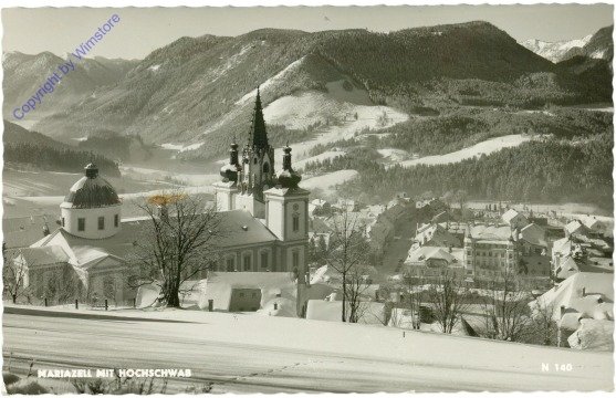 ak213554 Mariazell, mit Hochschwab