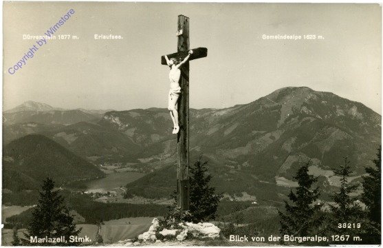 ak213558 Mariazell, Blick von der Bürgeralpe