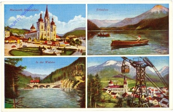 ak213566 Mariazell, Multiansicht