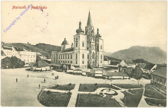 ak213608 Mariazell, Hauptplatz