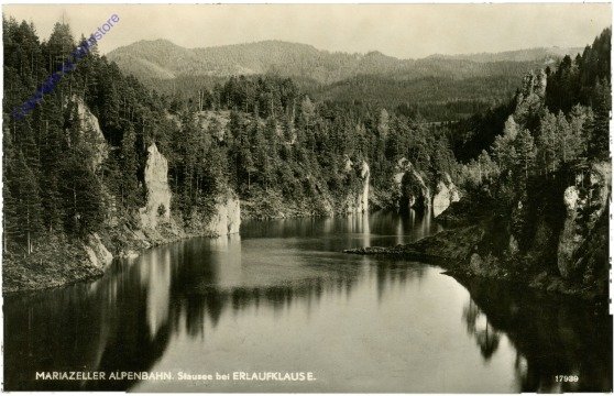 Mariazellerbahn, Stausee bei Erlaufklause