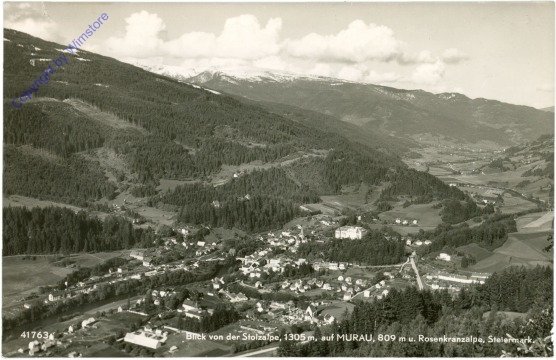 Murau, Blick von der Stolzalpe