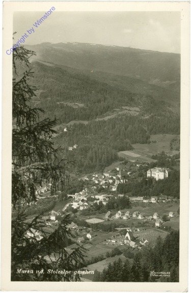 Murau, von der Stolzalpe gesehen