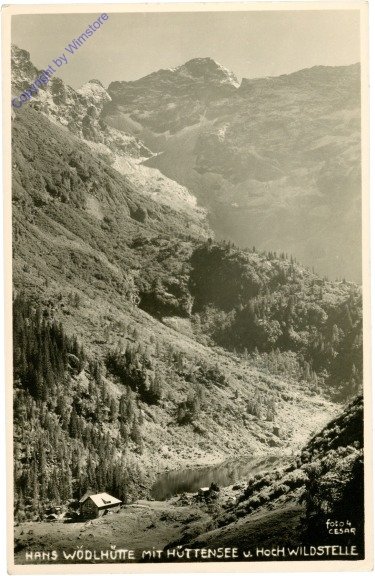 Petersberg, Hans Wödlhütte mit Hüttensee und Hochwildstelle