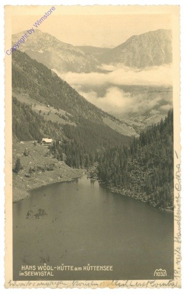 Petersberg, Hans Wödlhütte am Hüttensee