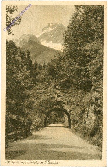 ak213699 Ramsau, Felsentor a.d. Strasse