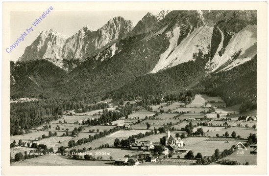 ak213704 Ramsau, mit Dachstein