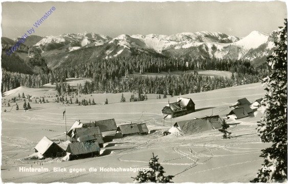ak213721 Scheiterboden, Hinteralm, Blick gegen die Hochschwabgruppe