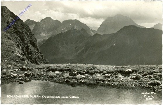 Schladming, Schladminger Tauern, Krugeckscharte gegen Golling