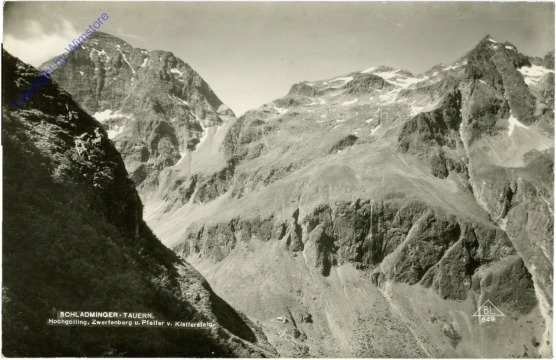Schladming, Schladminger Tauern, Hochgolling, Zwerfenberg u. Pfeifer v. Klettersteig
