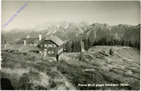 Schladming, Planai, Blick gegen Dachstein