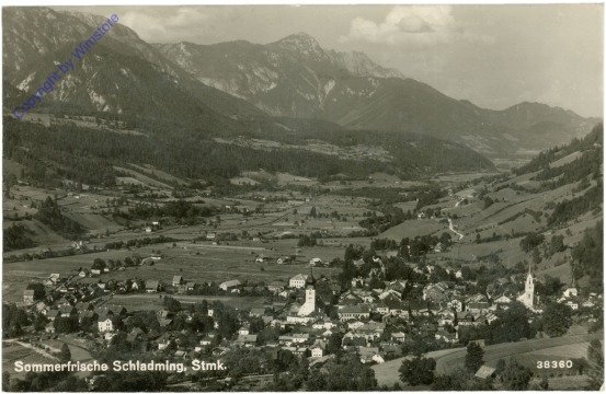 ak213747 Schladming, Ortsansicht