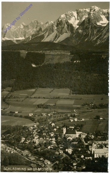 ak213751 Schladming, mit Dachstein