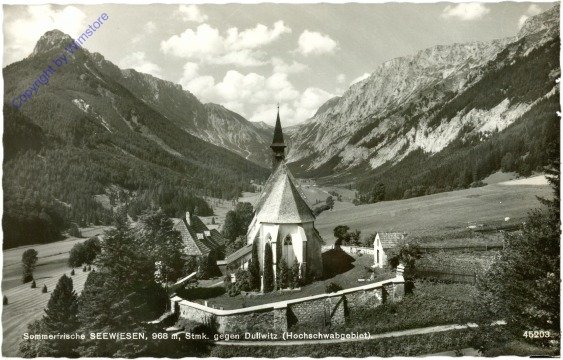 ak213761 Seewiesen, gegen Dullwitz