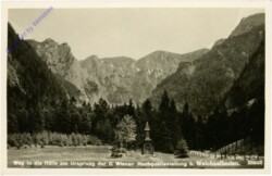 Weichselboden, Weg in die Hölle am Ursprung der II. Wiener Hochquellenleitung