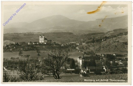 Weizberg, mit Schloß Thannhausen