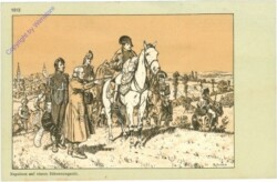 Napoleon auf einem Erkundungsritt