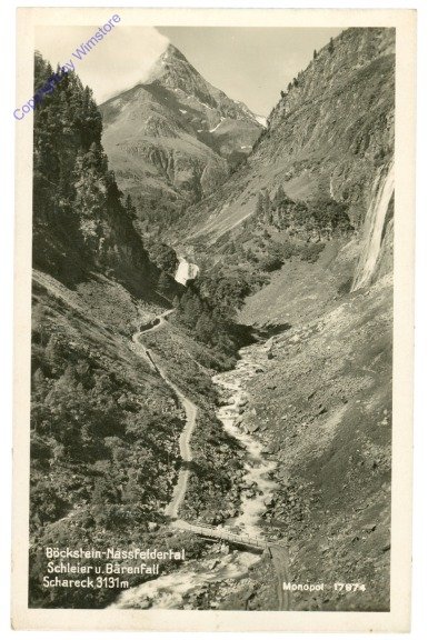 Bad Gastein, Böckstein-Nassfeldertal, Schleier u. Bärenfall