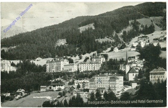 Bad Gastein, Badehospiz und Hotel Germania