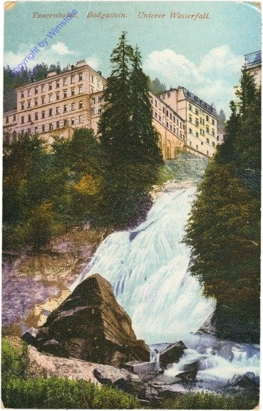 ak214045 Bad Gastein, Unterer Wasserfall