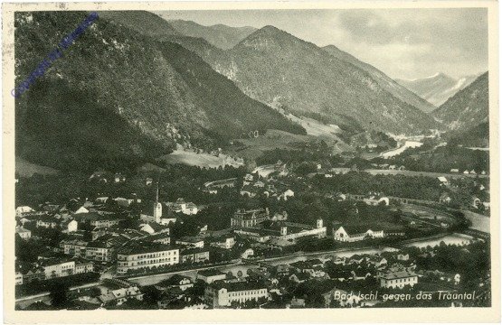 Bad Ischl, gegen das Trauntal