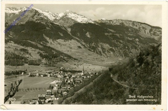 Bad Hofgastein, gesehen vom Höhenweg