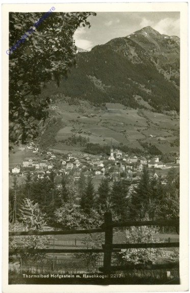 Bad Hofgastein, mit Rauchkogel