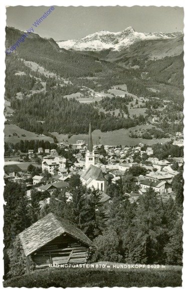 Bad Hofgastein, mit Hundskopf
